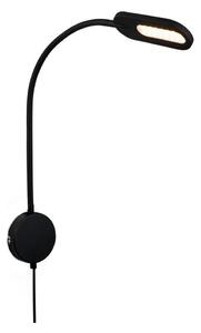 Briloner 2177015 - LED Stmievateľná flexibilná nástenná lampa LED/6W/230V čierna