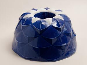 Bábovkovo Porcelánová forma bábovka Eliška - modrá 22,5x11cm