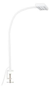 Brilo - LED Flexibilná stolná lampa s klipom TRASNA LED/7,5W/230V biela