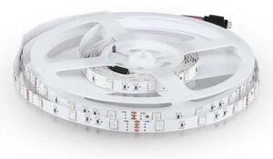 V-TAC LED pás do interiéru RGB 6W/m 500LM/m 12V 30LED/m IP20