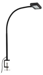 Brilo - LED Flexibilná stolná lampa s klipom TRASNA LED/7,5W/230V čierna