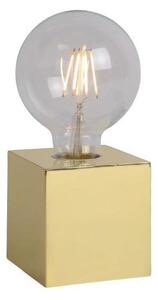Lucide 20500/05/01 - LED stolná lampa CUBICO 1xE27/5W/230V mosadz