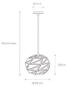 Lucide 21415/25/31 - Luster na lanku MALUNGA 1xE27/60W/230V