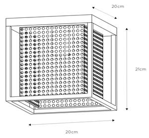 Lucide 21122/01/30 - Stropné svietidlo SANSA 1xE27/40W/230V