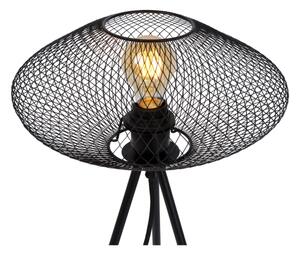 Lucide 21523/01/30 - Stolná lampa MESH 1xE27/40W/230V čierna