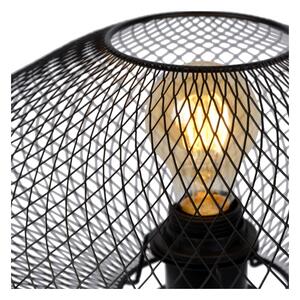Lucide 21523/01/30 - Stolná lampa MESH 1xE27/40W/230V čierna