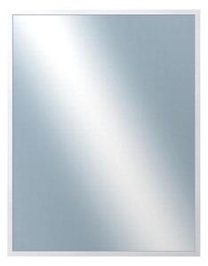 DANTIK - Zrkadlo v rámu, rozmer s rámom 70x90 cm z lišty KASETTE biela (2755)