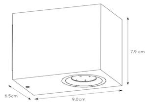 Lucide 22860/05/31 - LED Stmievateľné vonkajšie svietidlo ZORA 1xGU10/5W/230V IP44