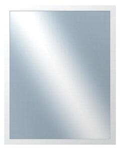 DANTIK - Zrkadlo v rámu, rozmer s rámom 40x50 cm z lišty PERLA biela lesklá vysoká (2746)