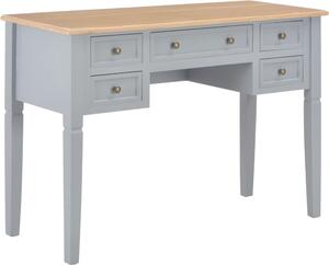 Maison Exclusive – písací stôl, sivý, 109,5 x 45 x 77,5 cm, drevo