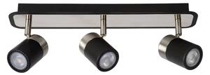 Lucide 26957/15/30 - LED Bodové svietidlo LENNERT 3xGU10/5W/230V čierny