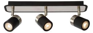 Lucide 26957/15/30 - LED Bodové svietidlo LENNERT 3xGU10/5W/230V čierny