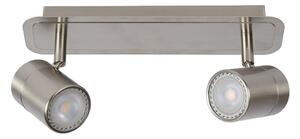 Lucide 26957/10/12 - LED Bodové svietidlo LENNERT 2xGU10/5W/230V matný chróm