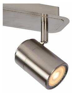 Lucide 26957/10/12 - LED Bodové svietidlo LENNERT 2xGU10/5W/230V matný chróm