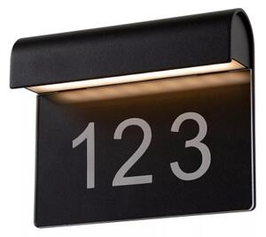 Lucide 27881/06/30 - LED domové číslo THESI LED/6W/230V IP54