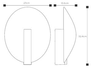Lucide 27818/09/30 -LED Vonkajšie nástenné svietidlo LAREDO LED/9W/230V IP54 čierna