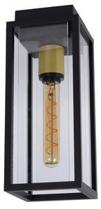 Lucide 27105/01/30- Vonkajšie nástenné svietidlo LAURENS 1xE27/15W/230V IP54 čierna