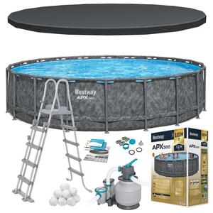 Rámový bazén Bestway 561KE, rozmery 610 x 132 cm, systém 11 v 1