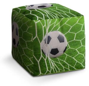 Sablio Taburet Futbalová lopta v bráne - 40x40x40 cm