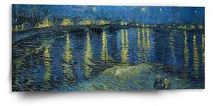Sablio Obraz Hviezdna noc nad Rhônou - Vincent van Gogh - 110x50 cm