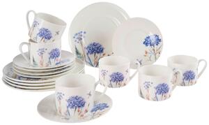 KÁVOVÝ SERVIS jemný kostný porcelán (fine bone china) keramika Novel - Jedálenské sety