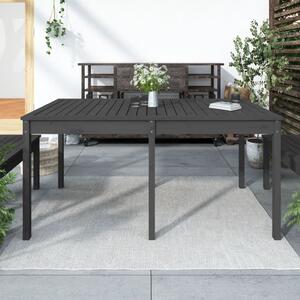 Maison Exclusive - Záhradný stôl sivý 159,5x82,5x76 cm Masívne drevo borovica
