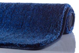 GRUND Kúpeľňový koberček MELANGE kráľovská modrá Rozmer: 47x50 cm - na poklop WC alebo ako sedadlo na stoličku