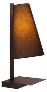 Lucide 30295/01/30 - Stmievateľná stolná lampa GREGORY 1xE27/60W/230V USB čierna