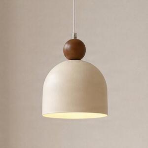 Milagro Lighting Závesné svietidlo Timon, taupe/béžová, Ø 17 cm, kov, Hnedá / hrdzavá, Obývacia izba / jedáleň, kov, Moderný, Závesné svietidlo