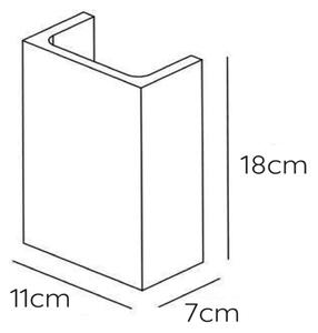 Lucide 35201/18/31 - Nástenné svietidlo GIPSY 1xG9/40W/230V biele