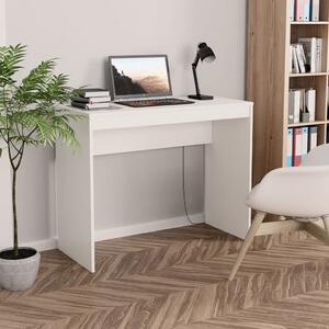 Maison Exclusive - Písací stôl Biely 90×40×72 cm Drevený materiál