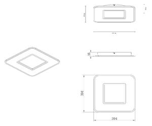 Lucide 44111/24/31 - LED Stmievateľné stropné svietidlo AXELLE LED/24W/230V biela