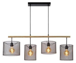 Lucide 45459/04/30 - Luster na lanku BASKETT 4xE27/60W/230V