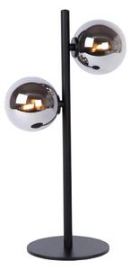 Lucide 45574/02/30 - Stolná lampa TYCHO 2xG9/28W/230V čierna