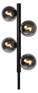 Lucide 45774/04/30 - Stojacia lampa TYCHO 4xG9/28W/230V čierna