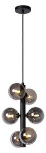 Lucide 45474/06/30 - Luster na lanku TYCHO 6xG9/28W/230V čierna