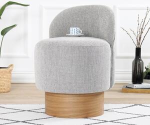Hanah Home Taburet BARREN sivý