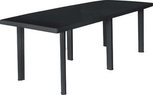 Maison Exclusive - Záhradný stôl antracit 216x90x72 cm plast