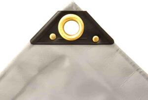 Sivá 650 g/m² PVC 4 x 8m (32m²) plachta