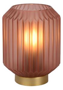 Lucide 45595/01/66 - Stolná lampa SUENO 1xE14/40W/230V ružová