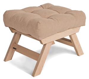 MarLiving Taburet BREEZIO 02 55 cm z masívu/béžový