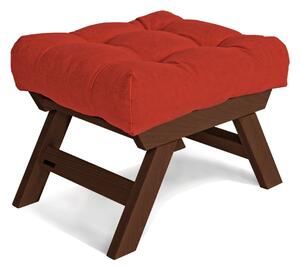 MarLiving Taburet BREEZIO 03 55 cm z masívu/červený