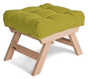 MarLiving Taburet BREEZIO 02 55 cm z masívu/zelený