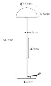 Lucide 45796/01/33 - Stojacia lampa SIEMON 1xE27/40W/230V zelená