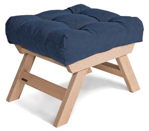 MarLiving Taburet BREEZIO 02 55 cm z masívu/modrý
