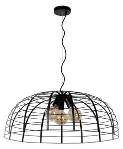 Lucide 45449/76/30 - Luster na lanku ELODIE 3xE27/40W/230V čierna