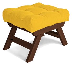 MarLiving Taburet BREEZIO 03 55 cm z masívu/žltý