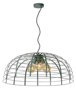 Lucide 45449/76/37 - Luster na lanku ELODIE 3xE27/40W/230V tyrkysová