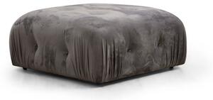 Hanah Home Taburet Bubble 95 cm zamat sivý
