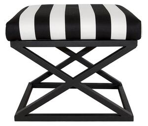 Hanah Home Taburet CAPRAZ Babyface čierno-biely